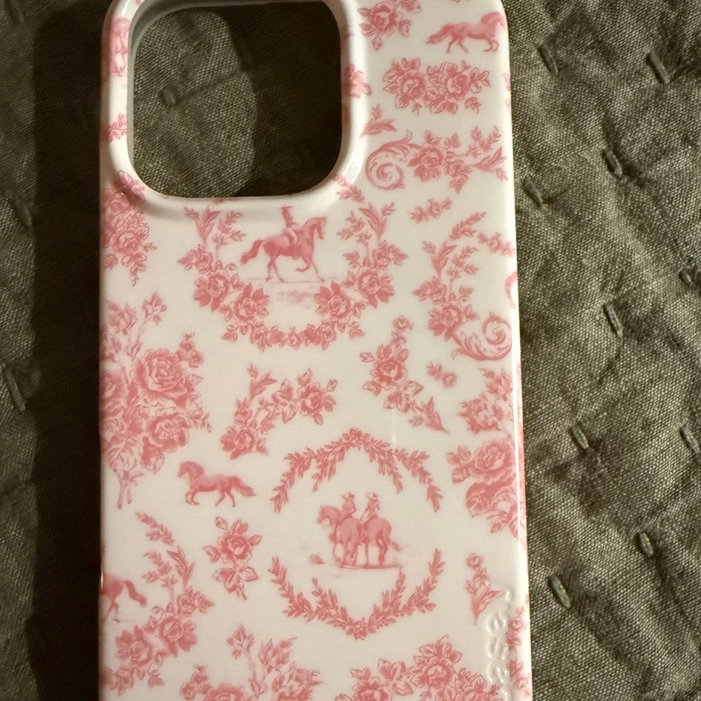 Chic Pink Equestrian Phone Case